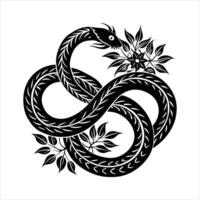 Endless Cycle of the Snake vector