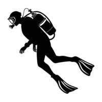 Underwater Scuba Diving Artwork Ocean Graphics vector