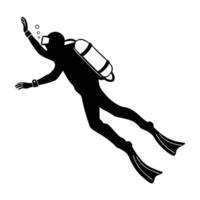 Underwater Diving Illustration Scuba Adventure Graphics vector