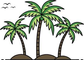 The Majesty of Palm Trees vector