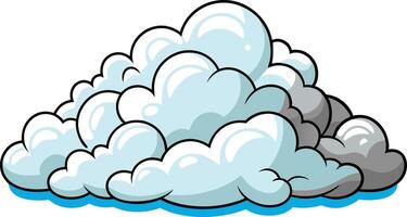 clouds in the sky vector