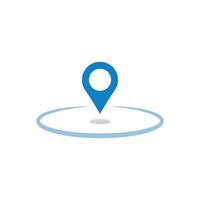 Pin pointer location flat icon. Map pin location icons. Modern map markers vector