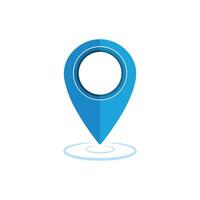 Location pin icon. Map pin place marker. Location icon. Map marker pointer icon set. GPS location symbol collection. Flat style - stock . vector