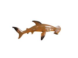A plastic hammershead shark with a long tail photo