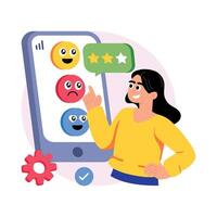 Support Concepts Style illustrations. EPS 10 File vector