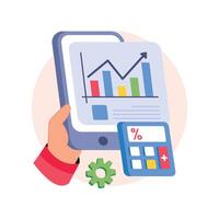 Account Management Concepts Style illustrations. EPS 10 File stock illustration vector