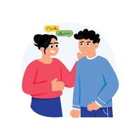 Support Concepts Style illustrations. EPS 10 File stock illustration vector