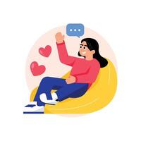 Comfort Concepts Style illustrations. EPS 10 File stock illustration vector