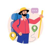 Adventure Concepts Style illustrations. EPS 10 File stock illustration vector