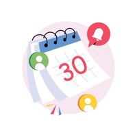 Friendship Day Concepts Style illustrations. EPS 10 File stock illustration vector