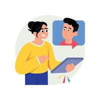 Communication Concepts Style illustrations. EPS 10 File stock illustration vector
