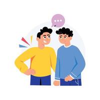 Together Concepts Style illustrations. EPS 10 File stock illustration vector