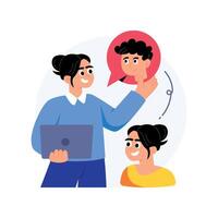 Team Concepts Style illustrations. EPS 10 File stock illustration vector
