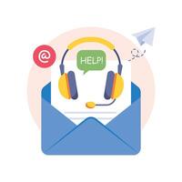 Email Concepts Style illustrations. EPS 10 File vector