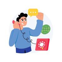 24 Support Concepts Style illustrations. EPS 10 File stock illustration vector