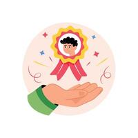 Loyalty Concepts Style illustrations. EPS 10 File stock illustration vector