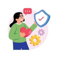 Honesty Concepts Style illustrations. EPS 10 File stock illustration vector