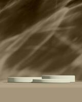 Elegant Podium Background for Creative Product Showcases photo