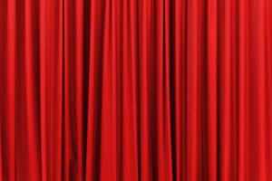 Red curtain use for background photo