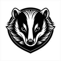 Honey Badger Symbol vector