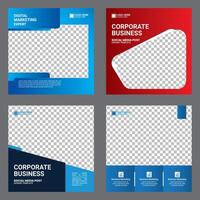 digital marketing social media graphics bundle vector