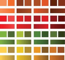 Color palette for a website vector