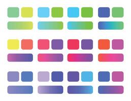 Colorful squares with different colors on them vector