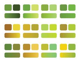 A set of squares with different colors vector