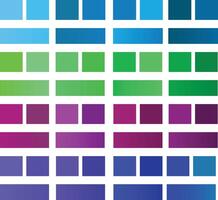 Color palette for a website design vector