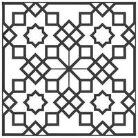 Elegant wavy line black pattern with fluid and organic shapes vector