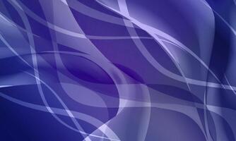 Abstract glowing wave lines on dark purple background. Dynamic wave pattern. vector