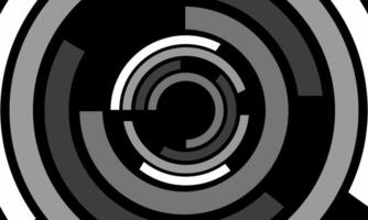 technological circle pattern abstract background. retro round style. vector