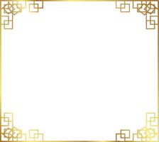 Gold Chinese Rhombus Classical vector