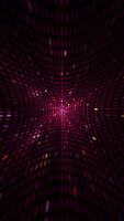 Colorful flashing LED lights party background. Glowing disco wall animation. Full HD and looping multicolored glittering LEDs vertical party background. video