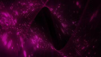 A spinning spiral of bright glowing pink LED disco lights - shiny glittering stage lights. Full HD and looping performance or party background. video