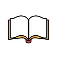 Open book icon illustration vector