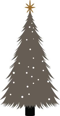 Pine Tree Icon Illustration - Modern Drawing