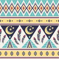 Tribal striped seamless pattern. Aztec background. Can be used in textile design, web design for making of clothes, accessories, decorative paper, wrapping, backpack vector
