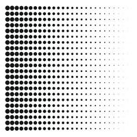 Black dots gradient design on white background vector