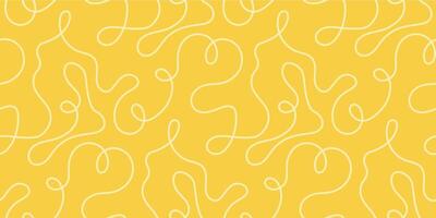 A yellow background with white lines vector