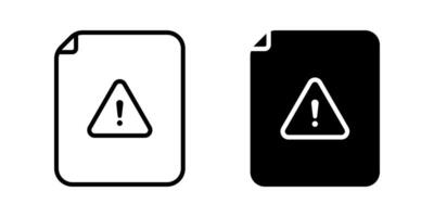 File error icon. for mobile concept and web design. illustration vector