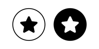 Favorite icon set. for mobile concept and web design. illustration vector