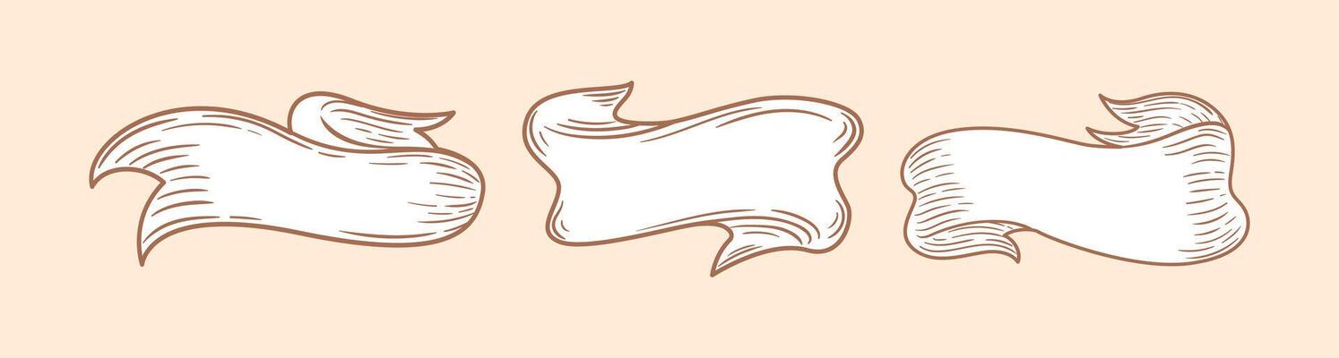 This set of vintage ribbon banner templates features a variety of designs with elegant curves and classic typography. Perfect for branding, invitations, and decorative purposes, these banners add a