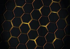 Technology with hexagonal background. vector
