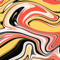 Curls abstract scribble hand drawn picture. Doodle decorative curls, swirls, flourishes and text calligraphy dividers collection. Vintage abstract Retro 70s Trippy Wavy twirls. Swirl thread background vector