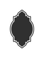 This is an elegant and intricate Islamic shape that beautifully features a window or door arch design, making it an ideal choice for Ramadan themes and mosque architectural designs vector