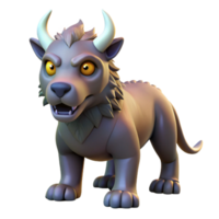 wonderful traditional 3D Render Cartoon Minotaur high resolution png