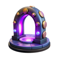 magnificent classic 3D Render Mystical Portal Arch authentic png
