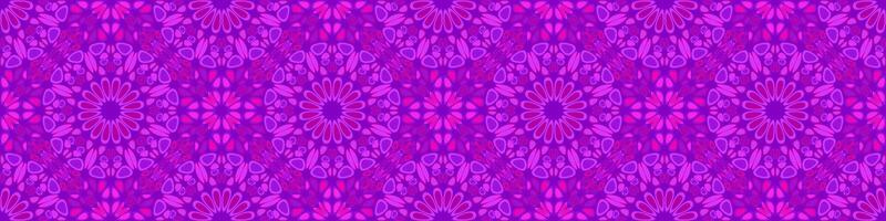 Geometrical garden mandala ornament pattern background - bohemian abstract oriental geometric seamless art vector