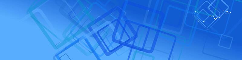 Abstract geometric wide square background template vector